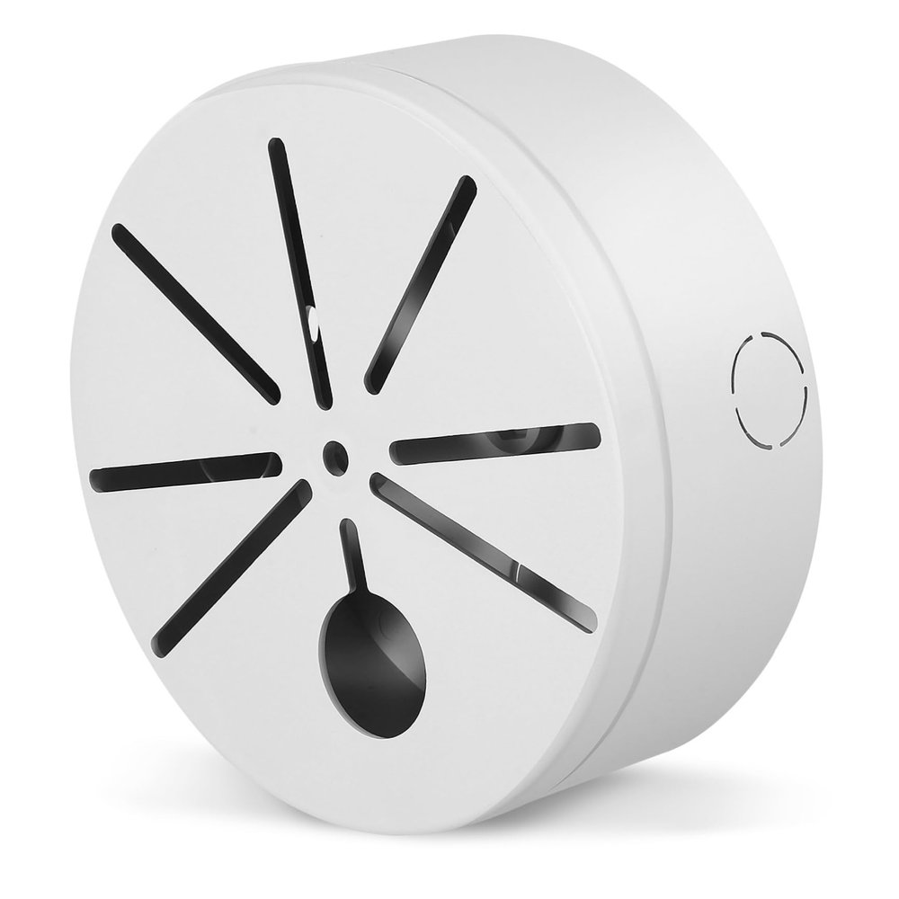 Uonlytech Round Junction Box for Security Cameras Easy Installation Weatherproof Design for Outdoor Use Capacity for Wire Organization Style