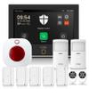 OSI Alarm System for Home Security (Gen 2)11 piece. DIY, Touch Screen, Motion Detection, Contact sensors, Wireless Siren, Remotes, Phone App, Compatible with Alexa, Continuous Updates,NO Monthly Fees view 1