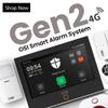 OSI Alarm System for Home Security (Gen 2)11 piece. DIY, Touch Screen, Motion Detection, Contact sensors, Wireless Siren, Remotes, Phone App, Compatible with Alexa, Continuous Updates,NO Monthly Fees view 2