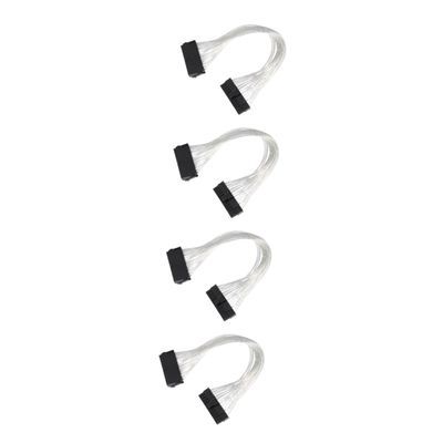 OSALADI 4pcs ATX Extension Cable Secure Latch for Motherboard Connection Pin Extension Wire for Power Supply and Easy to Install Connector
