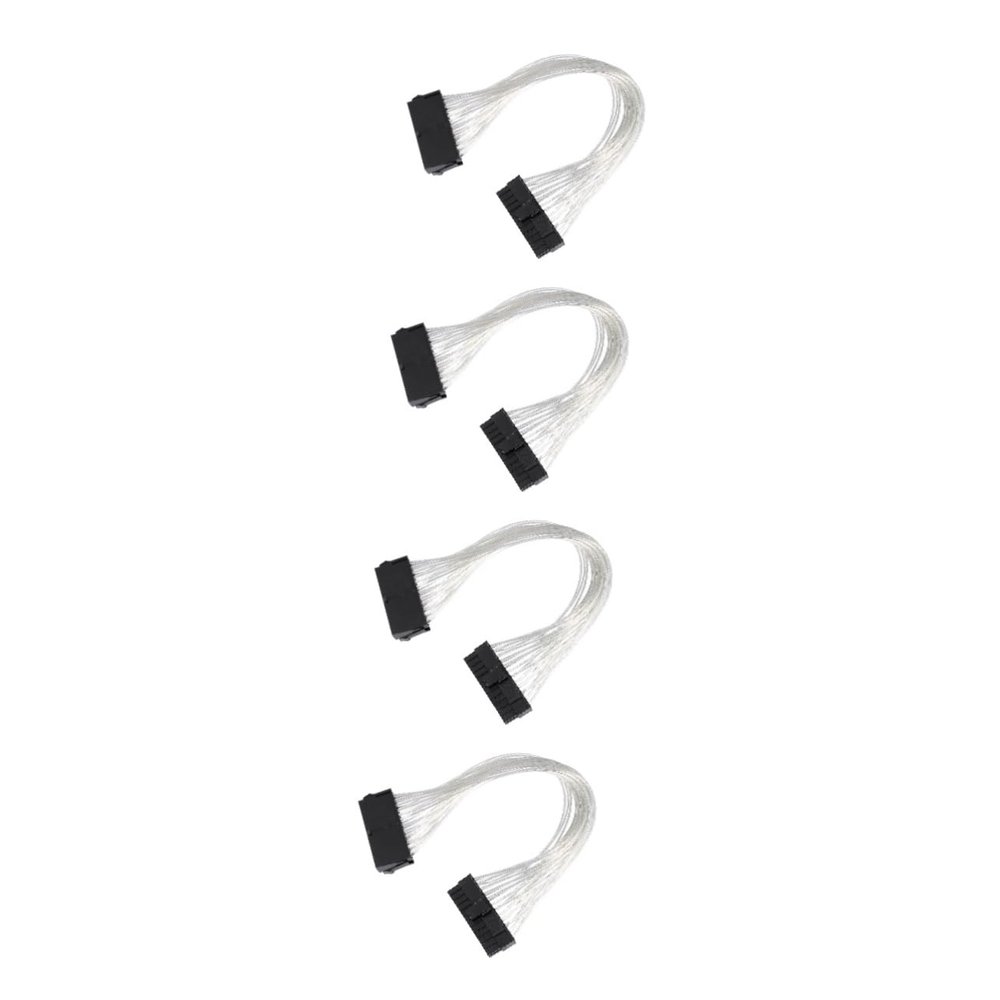 OSALADI 4pcs ATX Extension Cable Secure Latch for Motherboard Connection Pin Extension Wire for Power Supply and Easy to Install Connector