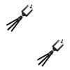 Uonlytech 2pcs Camera Tripod for Compact Phone Bracket Two Legs and Flexible Base view 1