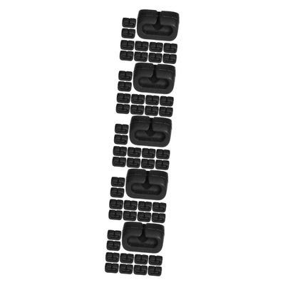 OSALADI 60pcs Cable Clips Adhesive Cord Organizers for USB and Audio Cables Neat and Tidy Desktop for Home Office and Car Use up