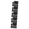 OSALADI 60pcs Cable Clips Adhesive Cord Organizers for USB and Audio Cables Neat and Tidy Desktop for Home Office and Car Use up view 1