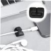OSALADI 60pcs Cable Clips Adhesive Cord Organizers for USB and Audio Cables Neat and Tidy Desktop for Home Office and Car Use up view 2