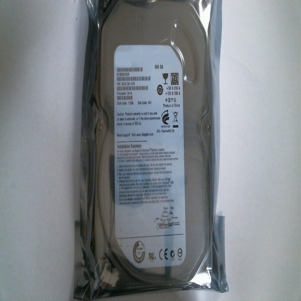 500 GB SATA ST3500312CS 7200 RPM 32MB Hard Drive