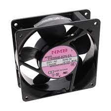 11938MB-B2N-EA-00, AC Fan, Sq119x38mm, 220VAC 0.1A, 2900RPM, 103.6CFM, 41dB, 2 Terminals