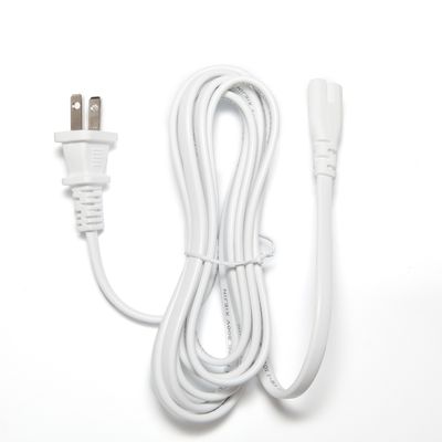 OMNIHIL [UL Listed] White 8 Foot Long AC Power Cord Compatible with Philips Stereo System