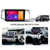 10.1 Inch 2 Din Android MP5 Fascia Car DVD Frame Audio Fitting Adaptor Dash Trim Compatible with Honda Stepwgn Stepwagon 2009-2015 Stereo Radio Kit (Color : Only Frame) view 2