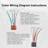 Goodsby Harness Wire Replacement for Boss Car Radio 4460BRGB 611UAB 660BRGB 750BRGB 762BRGB 850BRGB BV745B BV9341B BV9349B BV9362BI BV9370B BV9376B BV9695B Marine Series MCK508WB.6 MR1308UAB MR1470UW view 4