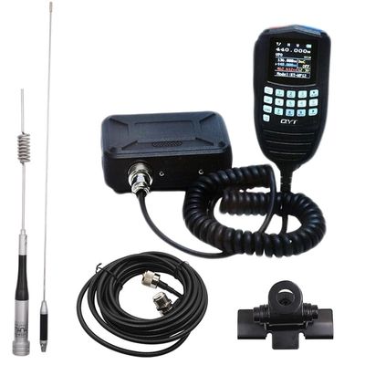 KT-9900 Radio Mini Walkie Talkie Mobile Car Radio Handheld Microphone 25W High Power Tranceiver 200CH Long Range with M507 Antenna, Cable and Clip