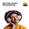 Picun B8 Headphones Wireless Bluetooth, 120H Bluetooth Headphone Over Ear with 3EQ Music Modes, Hands-Free Calls, Deep Bass Headphones for Travel Home Office Cellphone PC (Pink) view 4