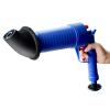 Drain Pump Cleaner,High Pressure Air Power Blaster Plunger Gun Unblock Adapters,Toilet Wash Basin Cleaner Opener for Home Bathroom view 2