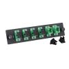 fyboptwu 6-Port SC APC SM Fiber Patch Panel with 6 Simplex Adapters, 3pcs view 3