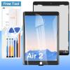 Screen Replacement for iPad Air 2 A1566 A1567 LCD Display Touch Digitizer Assembly with Tools- 9.7'' | Black | Includes Opening Tools & Screen Protector view 1