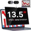 ZOEGAA Surface Laptop 13.5 Privacy Screen, Anti Blue Light Sliding Camera Cover Magnetic Privacy Screen Compatible with 13.5 inch Microsoft Surface Laptop 6/5/4/3/2/1 Privacy Screen Protector 2024 view 1