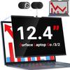 ZOEGAA Privacy Screen for Surface Laptop Go 3/2/1 12.4 inch,Magnetic Removable Touchable Privacy Filter for Surface Laptop 12.4 inch Screen Protector,Anti-Blue Light Anti-Scratch view 1