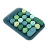 Retro Color 2.4GHz Numeric Keypad with USB Receiver for Laptop, Portable 18 Keys Wireless Number Pads Round Keycaps Auto Sleep Accounting Numpad Compatible with OS X (Dark Green Color) view 2
