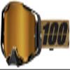 100% Parts Europe Armega Glasses, Gold, One Size view 1