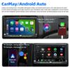 Double Din Car Stereo with CD/DVD Player, CarPlay/Android Auto 7" Touch Screen, Mirror Link, Bluetooth, AM FM Car Radio Receiver, SWC/USB/TF/AUX+Backup Camera view 2
