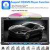 Double Din Car Stereo with CD/DVD Player, CarPlay/Android Auto 7" Touch Screen, Mirror Link, Bluetooth, AM FM Car Radio Receiver, SWC/USB/TF/AUX+Backup Camera view 3
