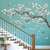 DECOWALL SG4-2317 Oriental Flower Tree Wall Stickers declas Kids Bedroom Cherry Blossom Birds Branch dcor Decoration Floral Home Living Removable Nursery Mural DIY Room view 3