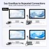 USB 3.0 Switch for 2 Computers, 4 USB Devices, 5Gbps Data Transfer, Driver-Free, Remote Control for Office, Gaming, Printers, Keyboards & Peripherals(SW204) view 2