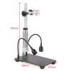 Microscope Accessories Kit Adjustable USB Digital Electronic Microscope Camera Stand Holder Bracket Table 130x-C Mount Lens Microscope Slides (Color : C) view 2