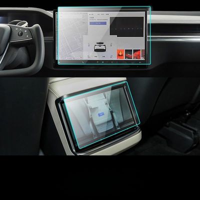 SPORTME HD Tempered Glass Screen Protector for Tesla Model X 2023 Center Console Touch Screen Protective Film (HD)