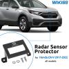 WIKIBB Front Radar Sensor Protector Cover Compaible with Honda CR-V CRV All Models 2017-2022, Vehicle Radar Sensor Protection Cover Accessory for Honda Accessories with Screws, Black view 2