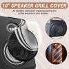 10'' Speaker Grill Cover 10 Inch Plastic Speaker Subwoofer Grill Cover for Car Speakers, Home Speakers view 2