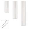 Hama Self-Adhesive Cable Tidy Set of 3 (Square, 1 m, Cable Management for 2 Cables, Paintable, Flat, PVC, for Wall, Ceiling or Floor, Cable Management) White view 4