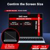 ZOEGAA 15.6 inch Privacy Screen,Magnetic 15.6 inch Privacy Screen for 16:9,factory has been focusing on the research and production and owns many international patents such as filtration membranes view 4