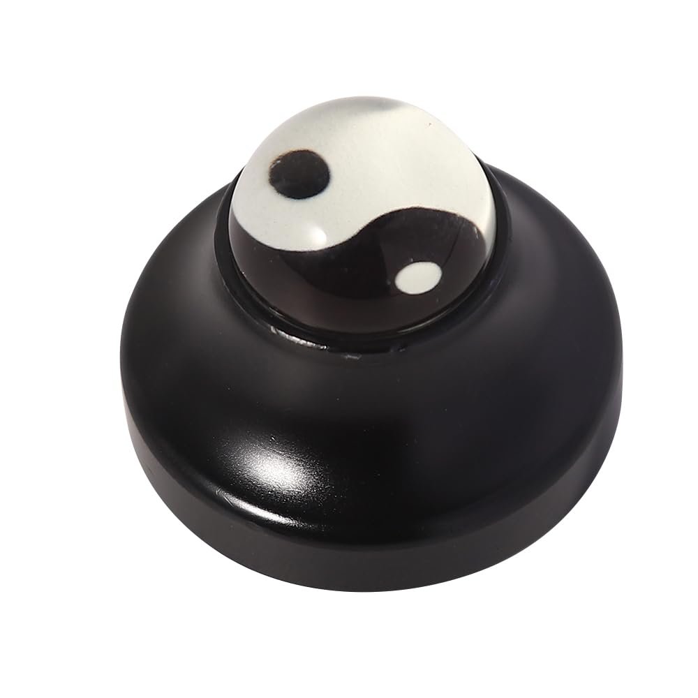45 RPM Record Adapter Insert Tai Chi Special Shape Aluminum 7 inch Vinyl Record Dome(Black)