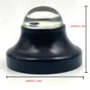 45 RPM Record Adapter Insert Tai Chi Special Shape Aluminum 7 inch Vinyl Record Dome(Black) view 2