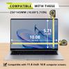 11.6 Inch Laptop Privacy Screen Protector for 16:9 Aspect laptop11.6" Anti Glare Blue Light Filter Security Shield Compatible with Lenovo Hp Dell Acer Asus Thinkpad Envy Xps with Camera Cover view 2