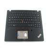 Bayjebu Parts for Lenovo ThinkPad T490S T495S Palmrest Keyboard Bezel Latin Spanish Non-Backlit for Fingerprint 02HM438 view 1