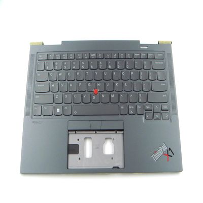 Bayjebu Parts for Lenovo ThinkPad X1 Yoga Gen 6 6th Palmrest Keyboard Bezel US Backlit WWAN Version 5M11C41060