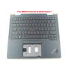 Bayjebu Parts for Lenovo ThinkPad X1 Yoga Gen 6 6th Palmrest Keyboard Bezel US Backlit WWAN Version 5M11C41060 view 2