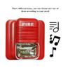 SIMBAE Fire Alarm Siren Fire Alarm Warning Strobe Siren Horn Sound & Strobe Alert System for Home Office Hotel Restaurant view 4