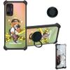 Aroepurt Vortex ZG65 Case Compatible with Vortex ZG65 Phone Case Cover [with Tempered Glass Screen Protector][Ring Support][Golden Reflect Light] DJH-PZX view 1