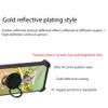 Aroepurt Vortex ZG65 Case Compatible with Vortex ZG65 Phone Case Cover [with Tempered Glass Screen Protector][Ring Support][Golden Reflect Light] DJH-PZX view 3