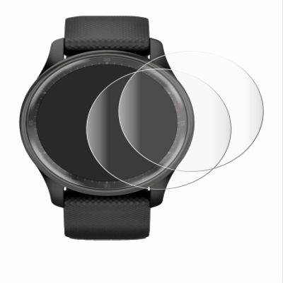 BROTECT 3D Curved Screen Protector Compatible with Garmin Vivomove Trend (2 Pack) - Full Screen Coverage