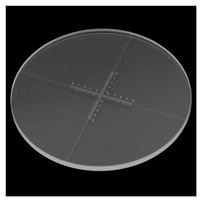 Microscope Accessories Kit DIV 0.1 Mm Eyepiece Micrometer for Microscope Calibration Graticule Ruler 10x10 CAT907 C7 Measuring Scales Microscope Slides (Color : Diameter 26 mm)