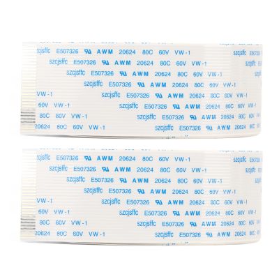 2Pcs Printer Flexible Flat Cable Fast Transmission High Softness FFC Flexible Ribbon Cable for XP600 for Printhead Cable Data Cable Thickened Printer Flexible Flat Cable (120cm)