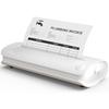 McbeAn Portable Thermal Printer, A4 Travel Mobile Printer, 300Dpi, Support A4/4 Inch Inkless Printing Compatible for Business Trip, Traveling, Invoices, DIY, Ideas, Office, Home, School view 1