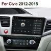 Android 12 Autoradio Car Stereo WiFi USB Bluetooth GPS Navigation Head Unit for Civic 2012-2015 Support FM RDS Carplay DAB+ DSP Car Entertainment System view 2