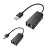 Cable Matters USB to Ethernet Adapter Supporting 10/100 Mbps Ethernet Network in Black & Plug & Play USB to Ethernet Adapter with PXE, MAC Address Clone Support (USB 3.0 to Gigabit Ethernet) Supportin view 1