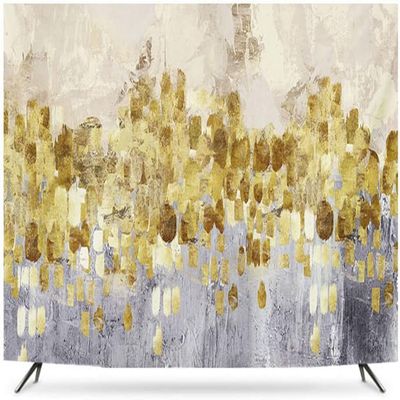 Wcxixo Golden Forest/Sunny Landscape Dust/TV Cover 32/37IN Sunblock TV Cloth/Computer Cover Desktop/Wall Hanging/Curved Screen/Cover, Bedroom/Home Decoration