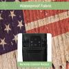 American Baseball Flag Outdoor TV Cover 52-55 Inch Weatherproof,Oxford Heavy Duty Waterproof Outside Flat Screen TV Cover Protector for Television Outdoor Accessories Retro Sports Red Stripes USA Flag view 3